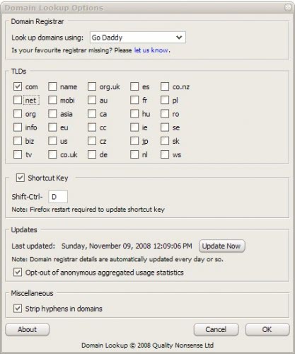 Domain Lookup