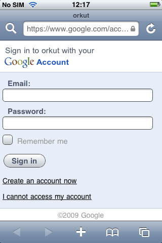 orkut login. orkut login mobile