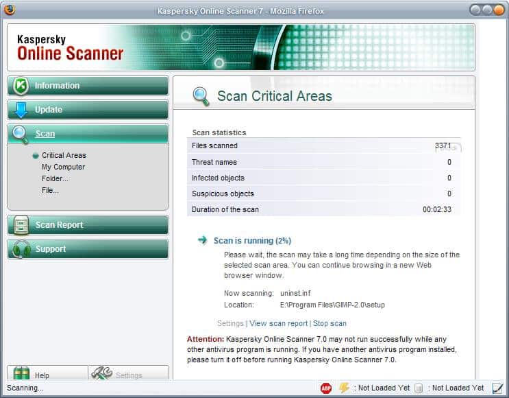 Free Online Virus Scan