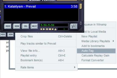 winamp auto tagger