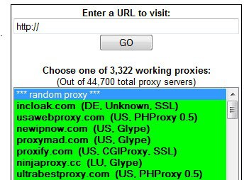 Web Proxy Server List - gHacks Tech News