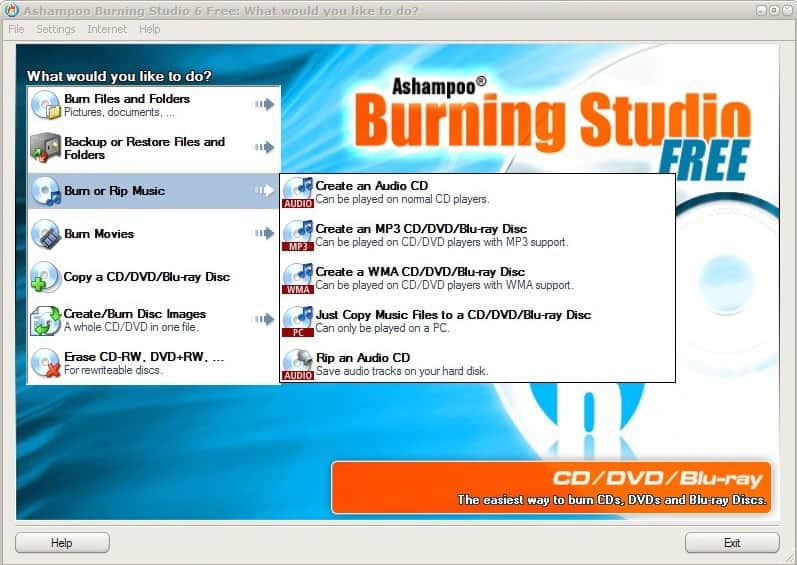 Ashampoo Burning Studio Free gHacks Tech News