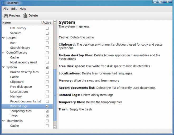 Clean Up Your System With Bleachbit - GHacks Tech News