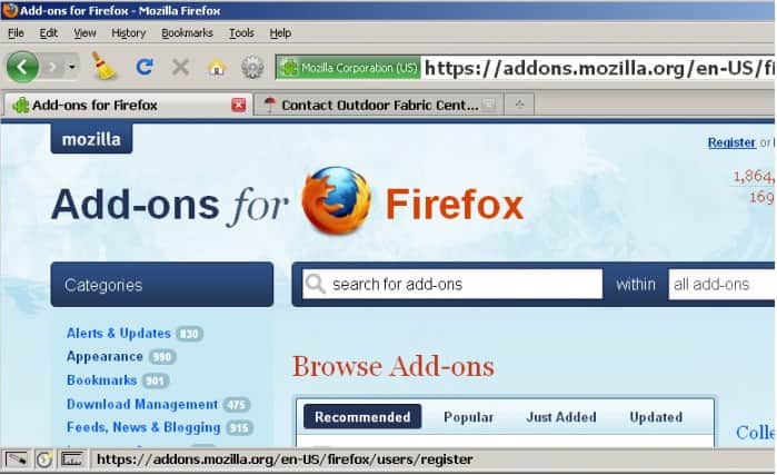firefox download size