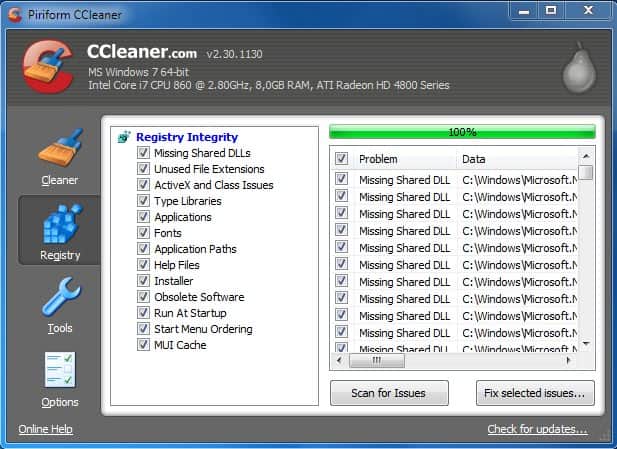 cc registry cleaner windows 10