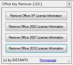 How to uninstall Microsoft Office product key