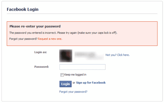 Unable to login with Facebook.