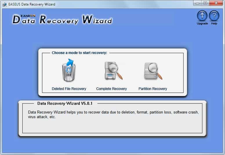 data recovery wizard