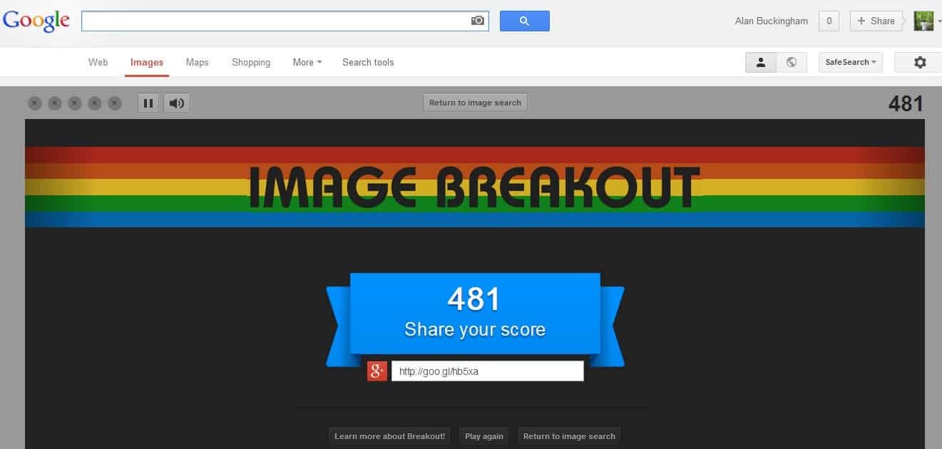 Google introduces Atari Breakout Easter egg - gHacks Tech News