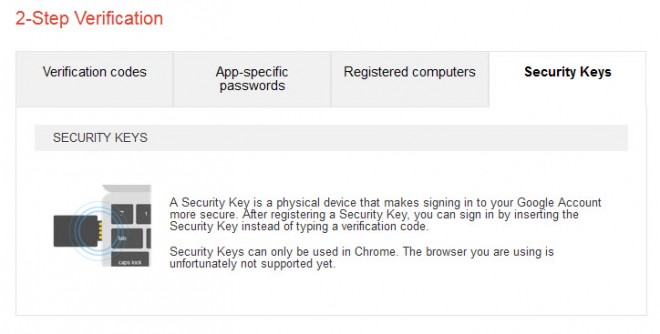 Google enables Security Key support for 2-Step Verification - gHacks