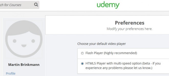 udemy video progress bar does not go away