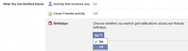 How to turn off birthday notifications on Google and Facebook - gHacks