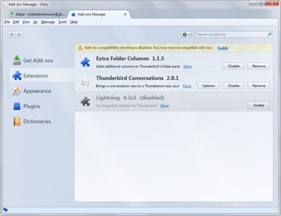 What Lightnings Integration In Thunderbird Looks Like Ghacks Tech News 2667