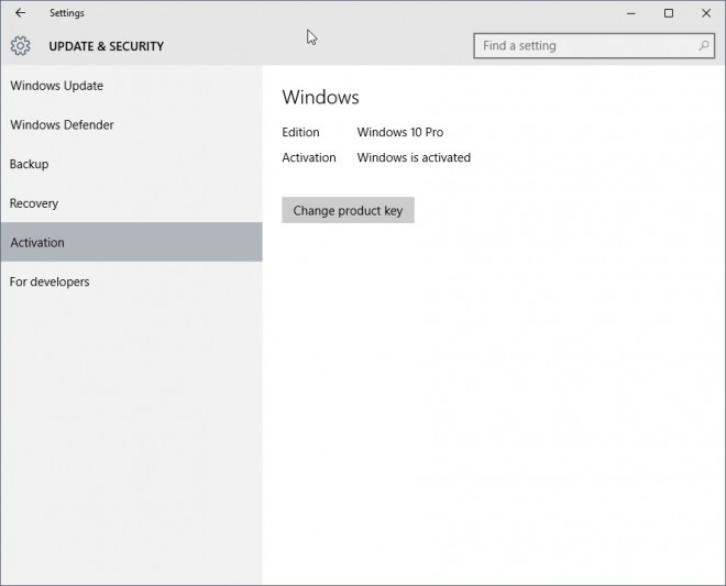 Check if Windows 10 is activated - gHacks Tech News