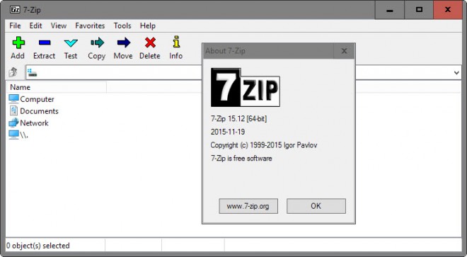 instaling 7-Zip 23.01