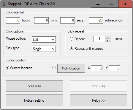 mouse auto clicker for games
