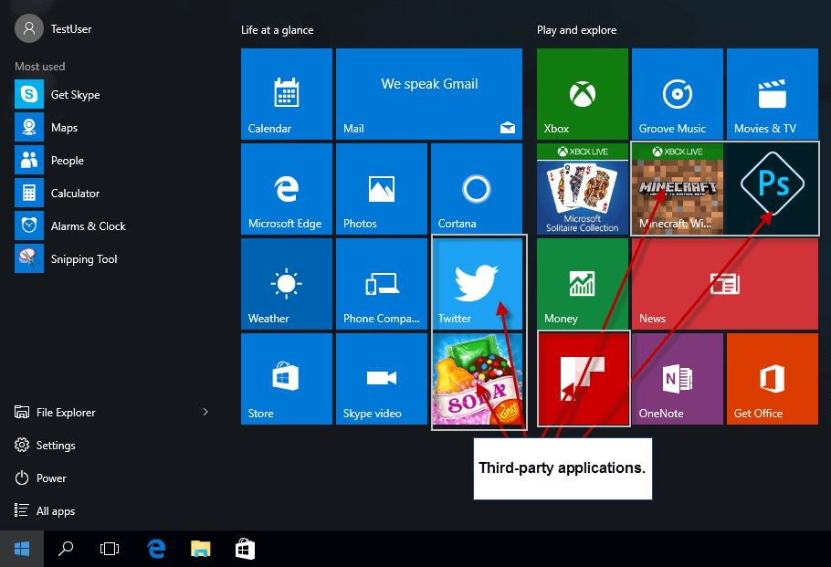 where do i find an app i downloaded on windows 10 microsoft store