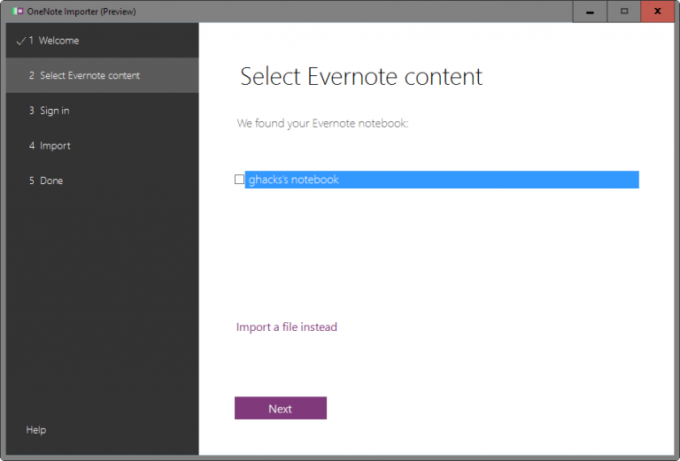 How to migrate from Evernote to OneNote gHacks Tech News