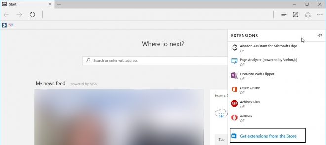 How to install Microsoft Edge extensions - gHacks Tech News
