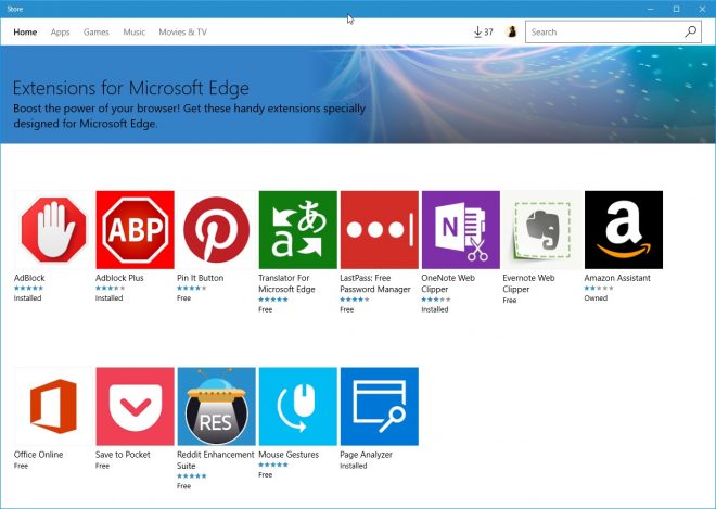 How to install Microsoft Edge extensions - gHacks Tech News