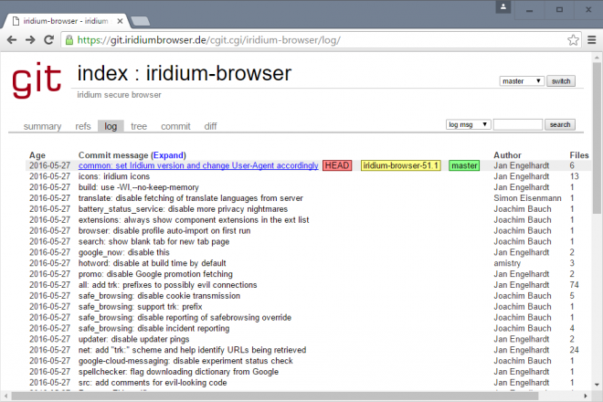 Iridium browser 2023.09.116 free instal