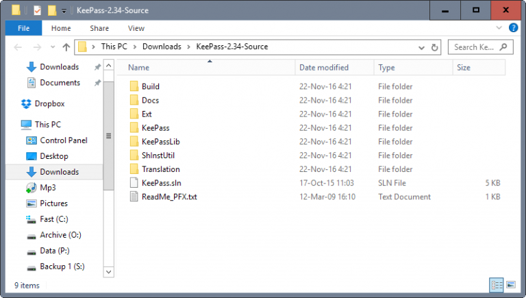 keepass source audit