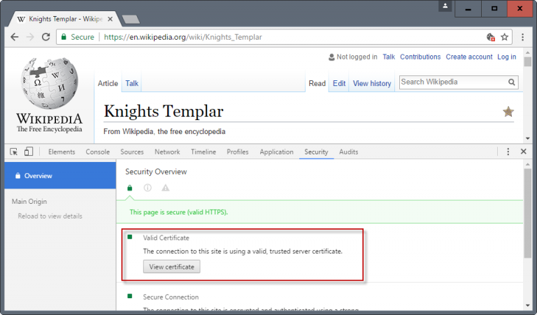 How to display Certificate details in Chrome - gHacks Tech News