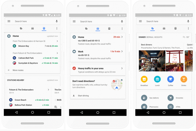 Google Maps on Android gets real-time commute info - gHacks Tech News