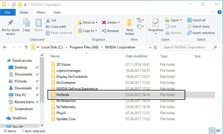 Nvidia nodejs share windows что это