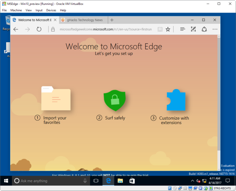 How to run Microsoft Edge on Windows 7 - gHacks Tech News