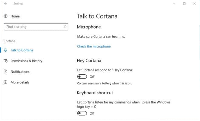 Windows 10 Build 16188: Cortana In Settings, PDF Form Filling In Edge ...