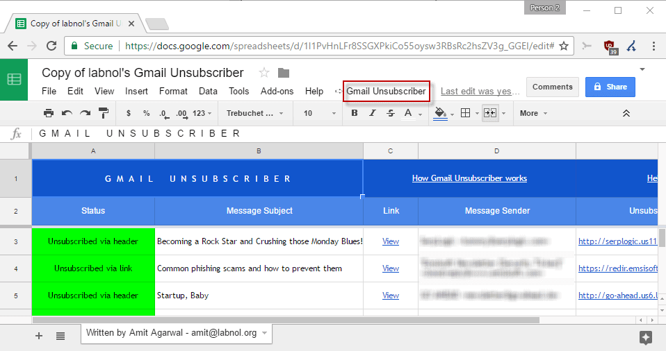 Google Groups unsubscribe feature abused to remove members without