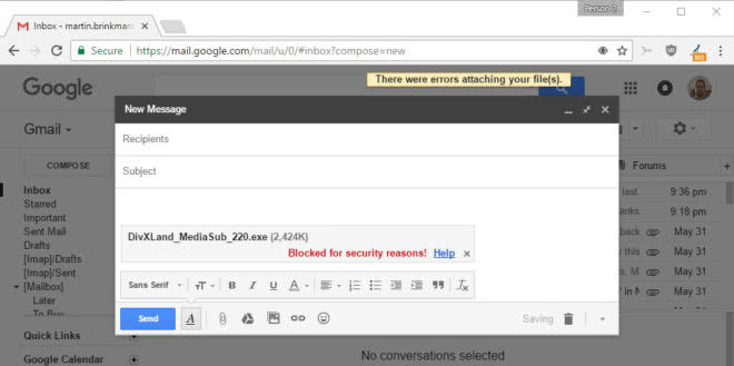 Google launches new Gmail security features - gHacks Tech News