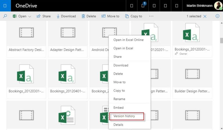 OneDrive Version History For All File Types - GHacks Tech News