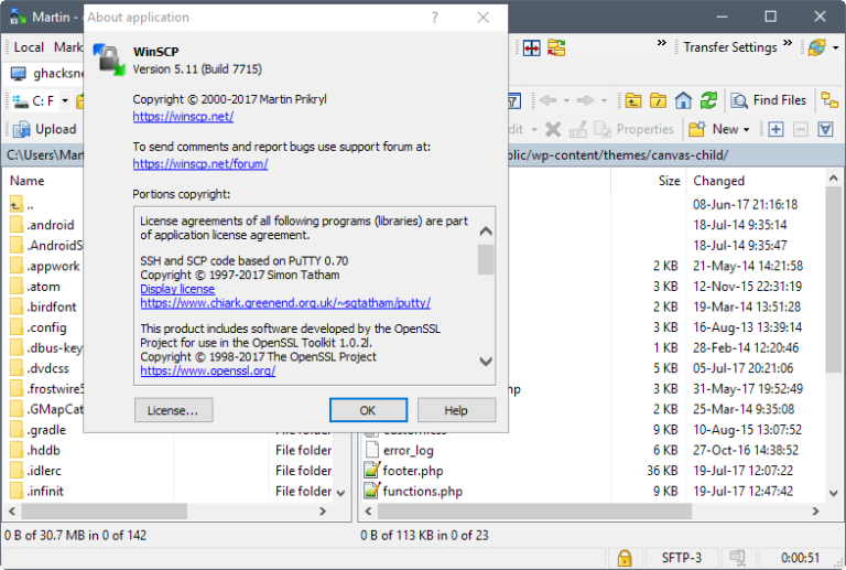 WinSCP 6.1.1 download the new version for android