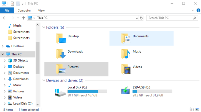 Remove the 3D Objects folder from This PC in Windows 10 - gHacks Tech News