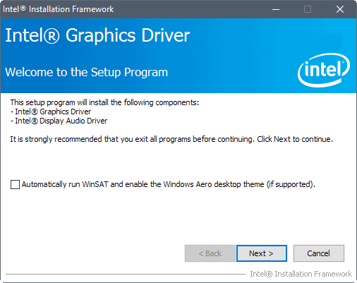 intel gma 4500mhd graphics driver download