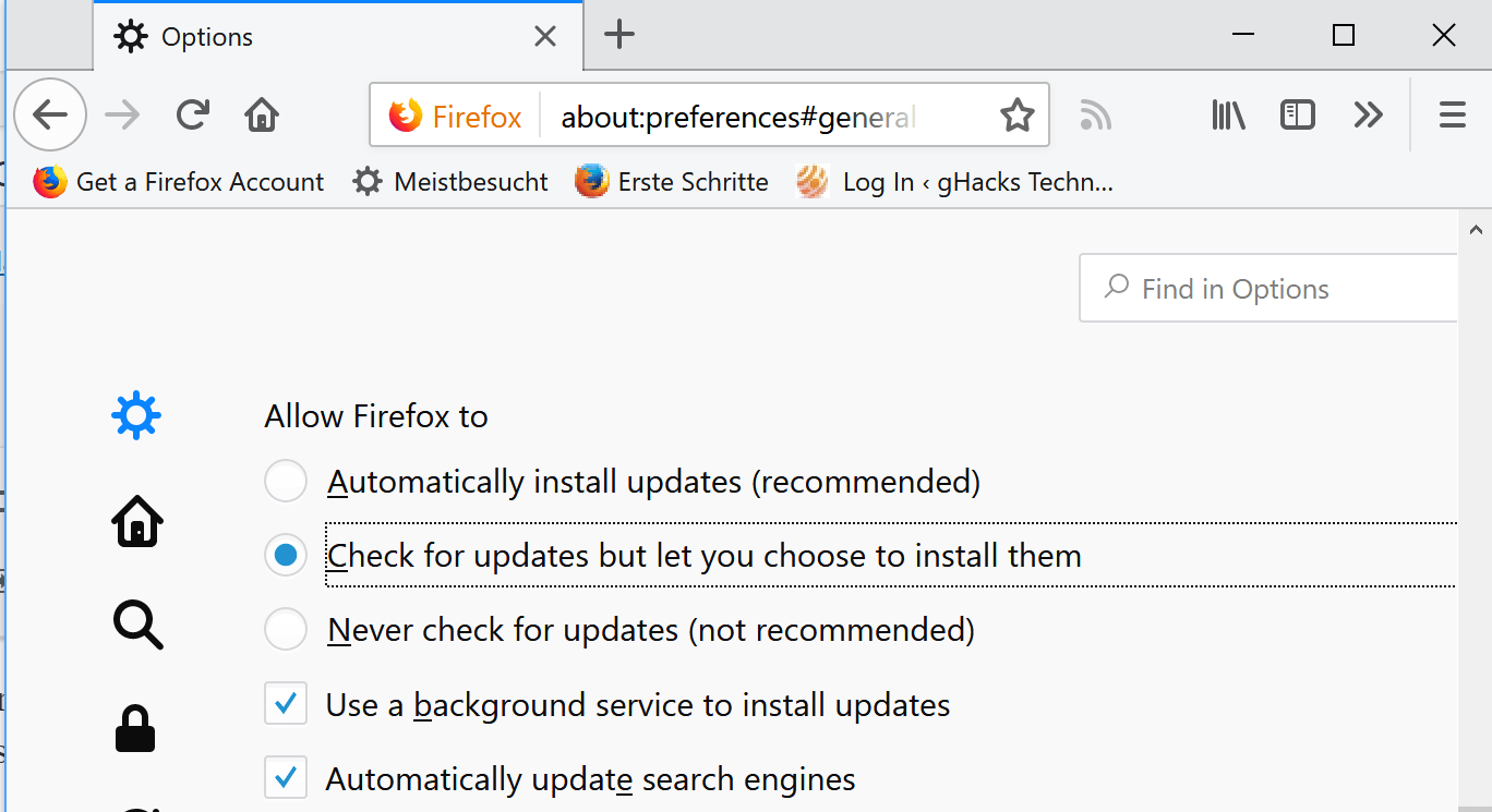is pop up about firefox update