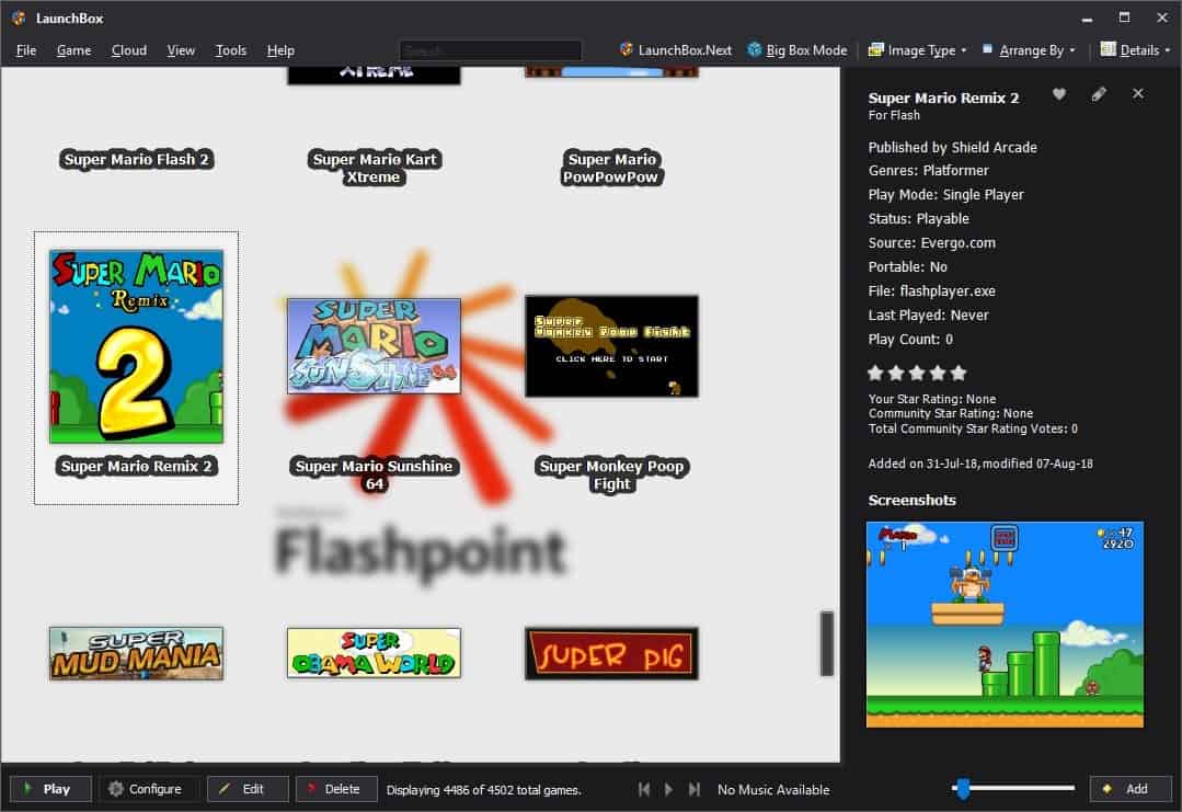 flashpoint flash player