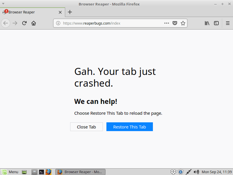 lastpass firefox crash