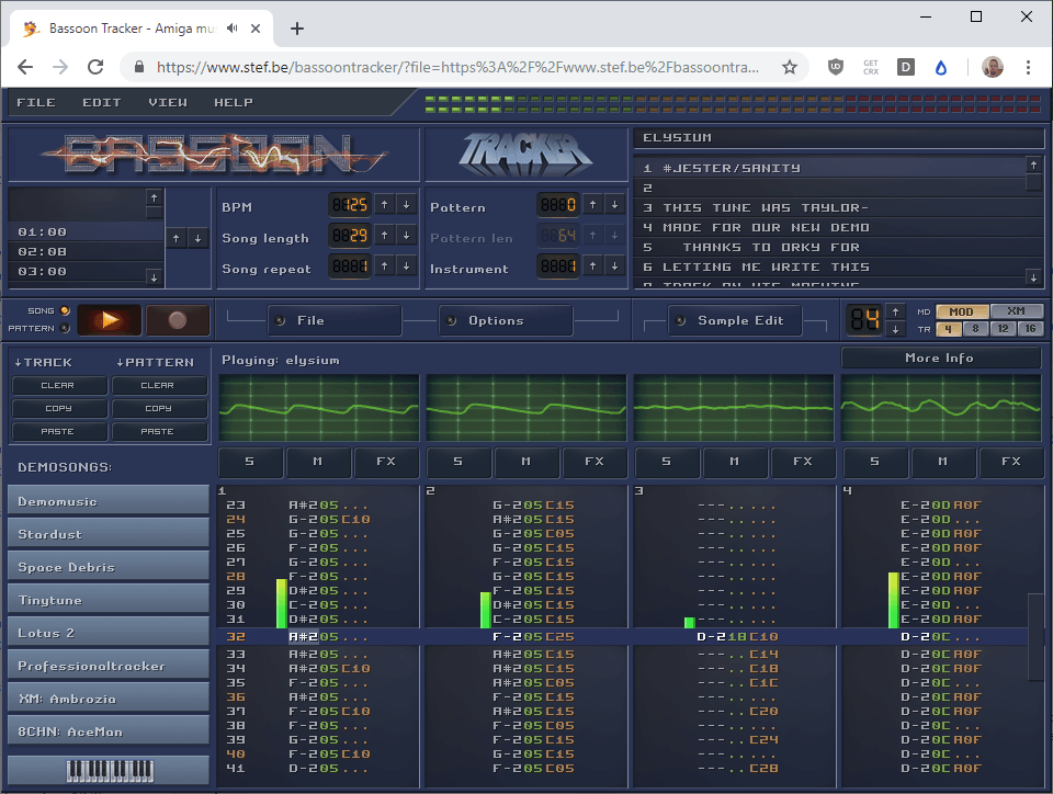 GitHub - NardJ/ModTrack-for-Python: Player of mod files and inline  track-data (old Amiga music format) coded in Python.