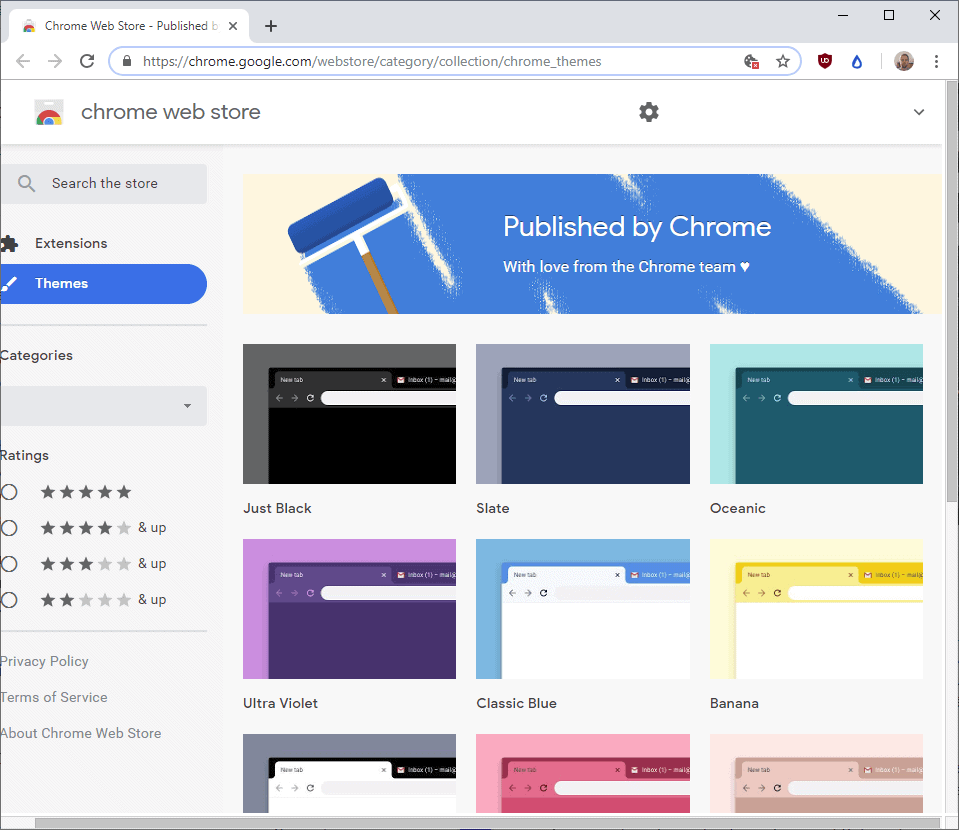 google chrome backgrounds store
