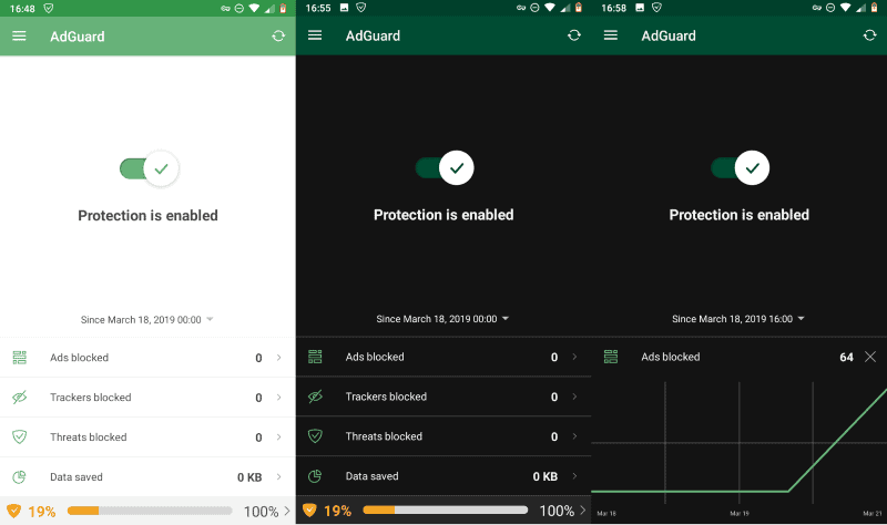 how to use pia and adguard same time on android