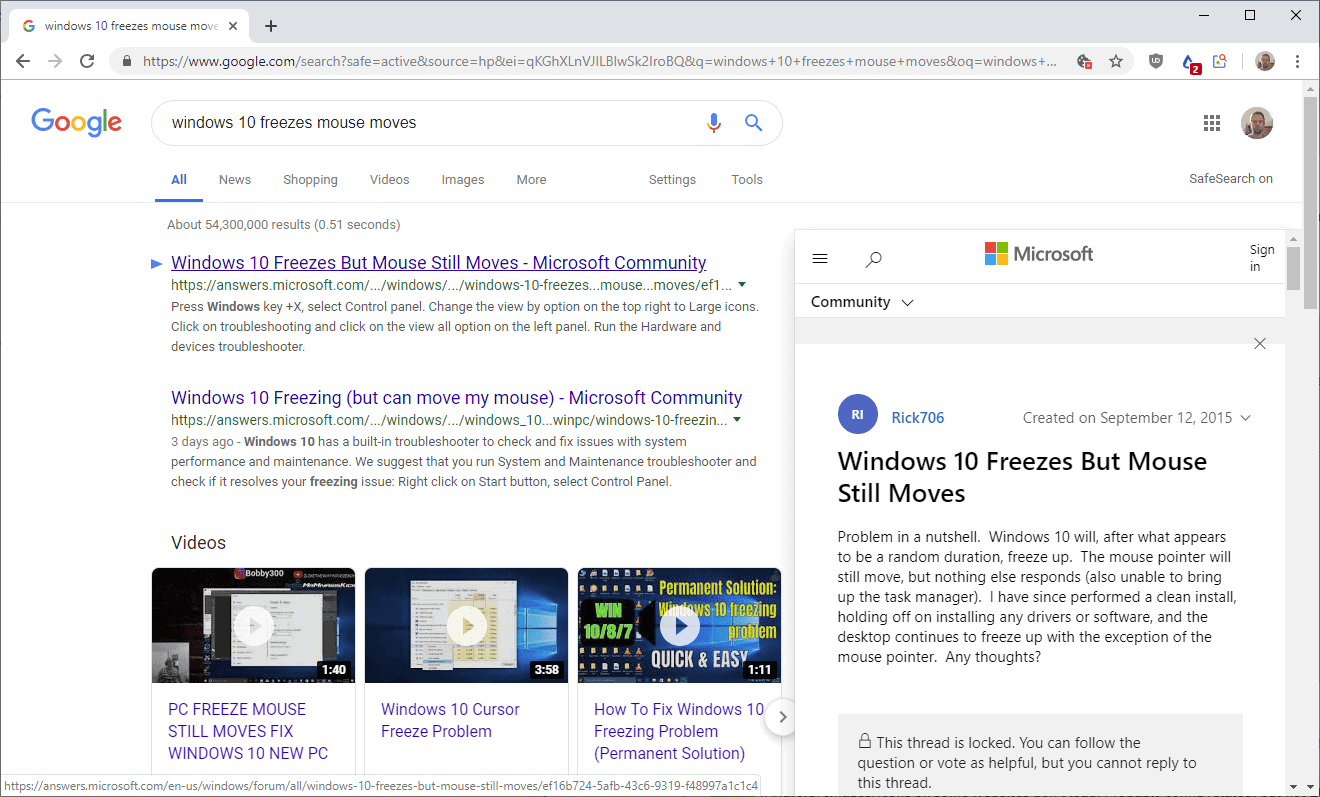 google chrome google results previewer