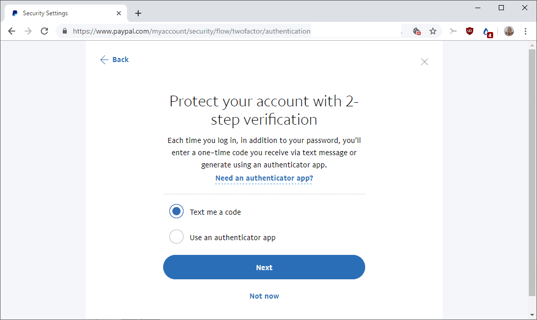 paypal phone number verification not working