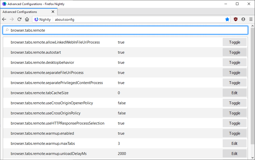 why does firefox open 4 processes