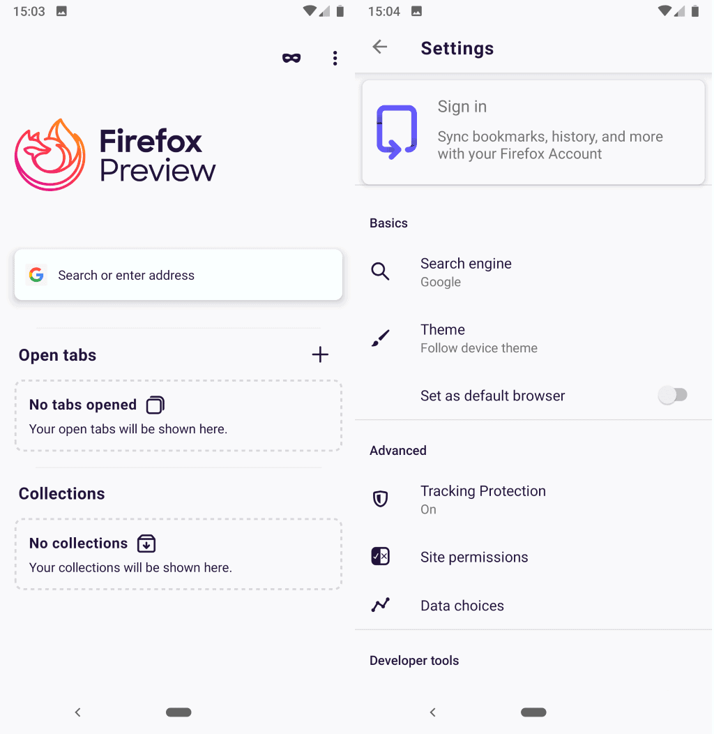 get the latest firefox for android