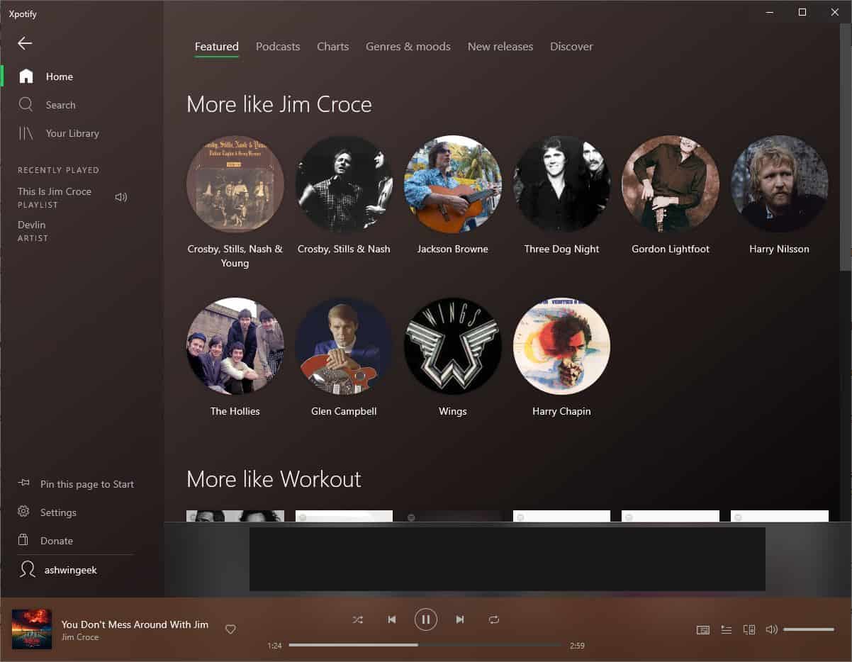 Xpotify is an open-source Spotify client with some nice extra features