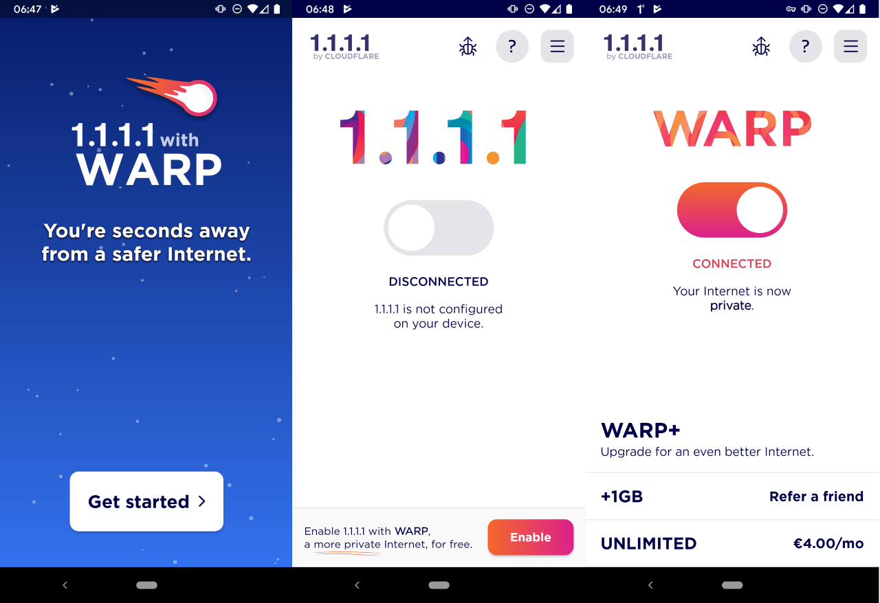 1.1.1.1: Faster Internet on the App Store