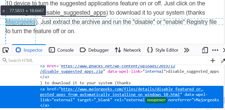 Protect your tabs in Firefox with Don't Touch My Tabs! (rel=noopener) -  gHacks Tech News